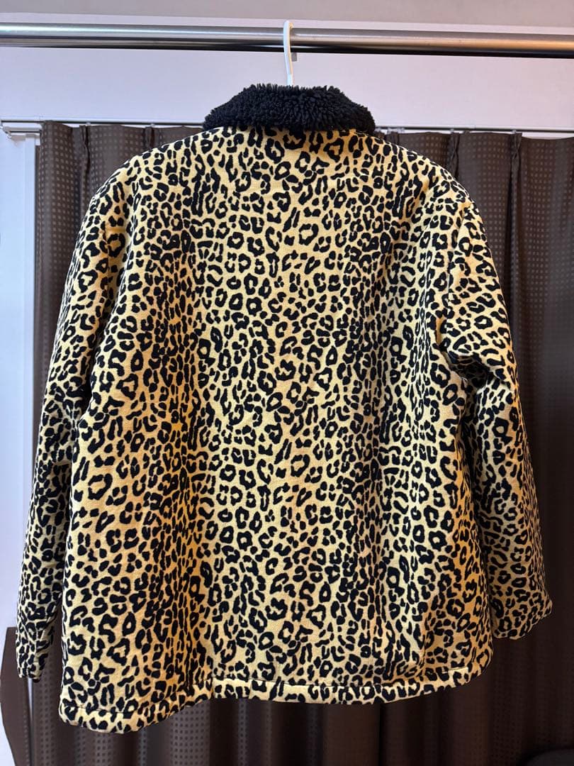 ジャケット・アウター Supreme Uncut Corduroy Car Coat Leopard