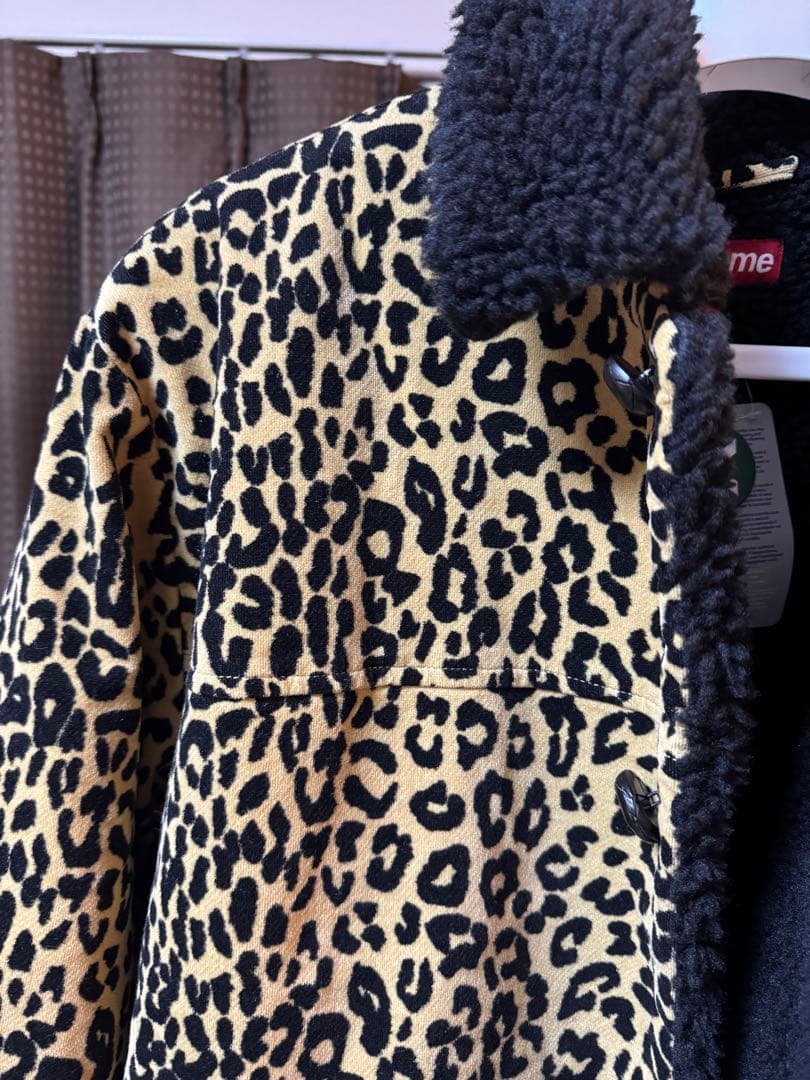 ジャケット・アウター Supreme Uncut Corduroy Car Coat Leopard