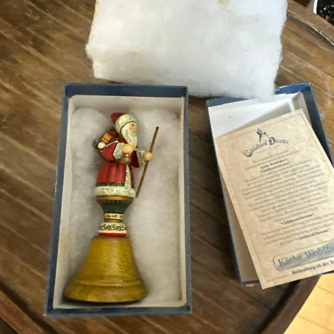 Kathe Wohlfart 1999年　サンタクロースベル 箱付き