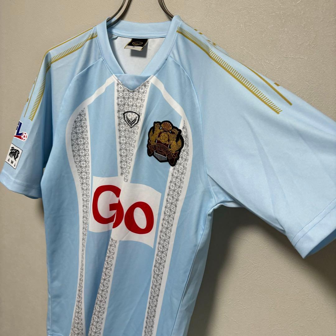 沖縄 fc琉球 j3 レプリカユニフォーム ゲームシャツgrand sport青