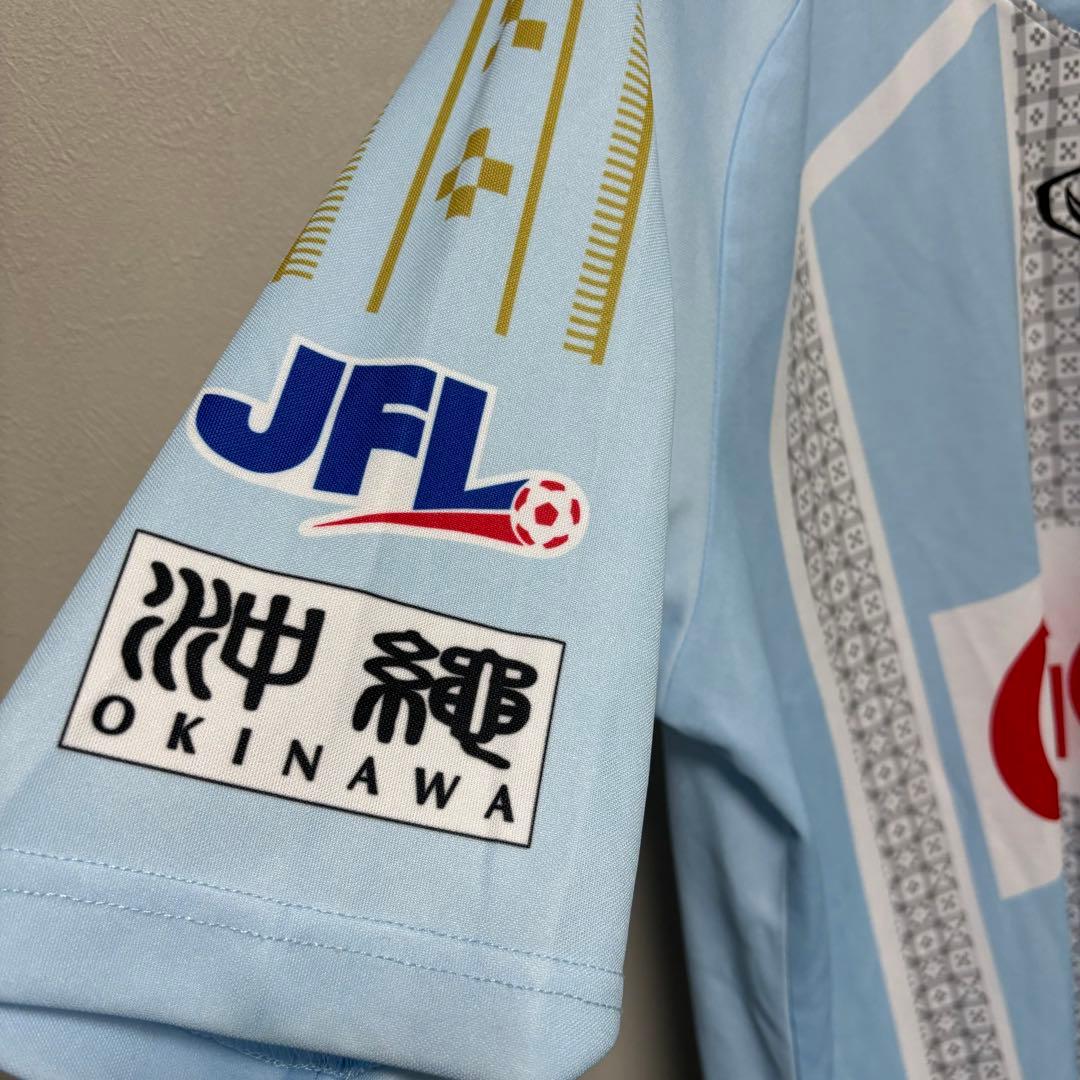 沖縄 fc琉球 j3 レプリカユニフォーム ゲームシャツgrand sport青
