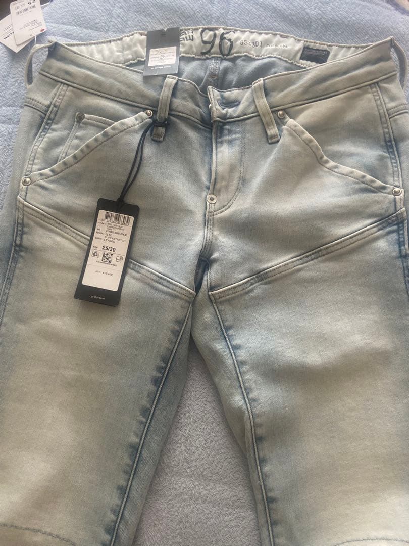 G-STAR 96 RAW ライトブルー スキニーデニム