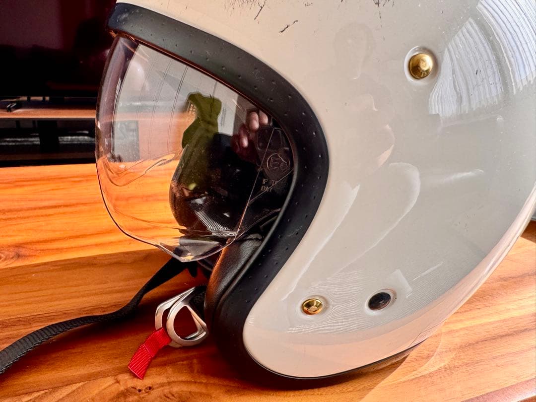 SHOEI ホワイト JOヘルメット　Mサイズ（57センチ）