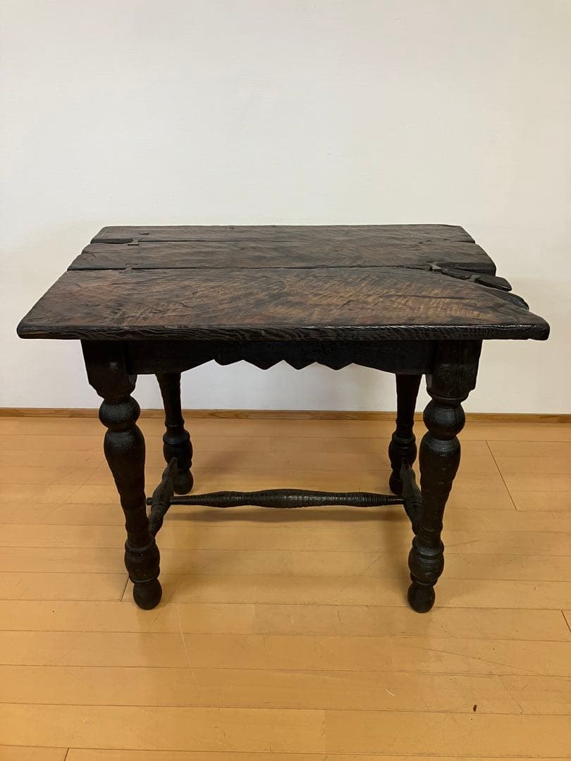 アンティーク/ヴィンテージ　テーブル　無垢材　古材　検】英国アンティーク