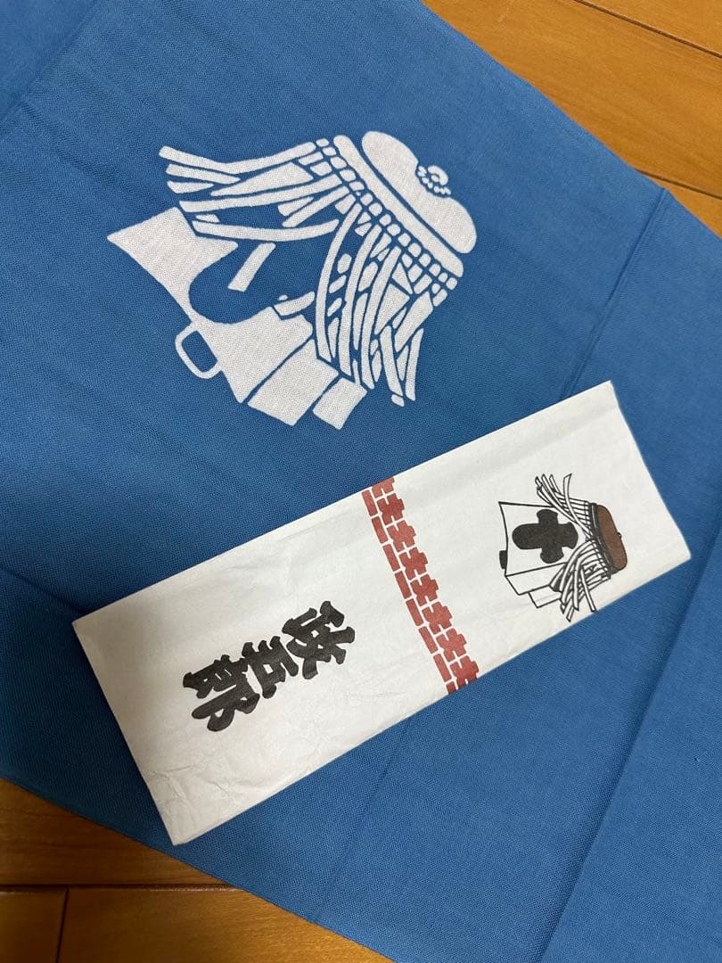 激レア 深川 鳶頭 江戸消防 一區千組 『政五郎』手拭い 粋 町鳶 下町 江東区