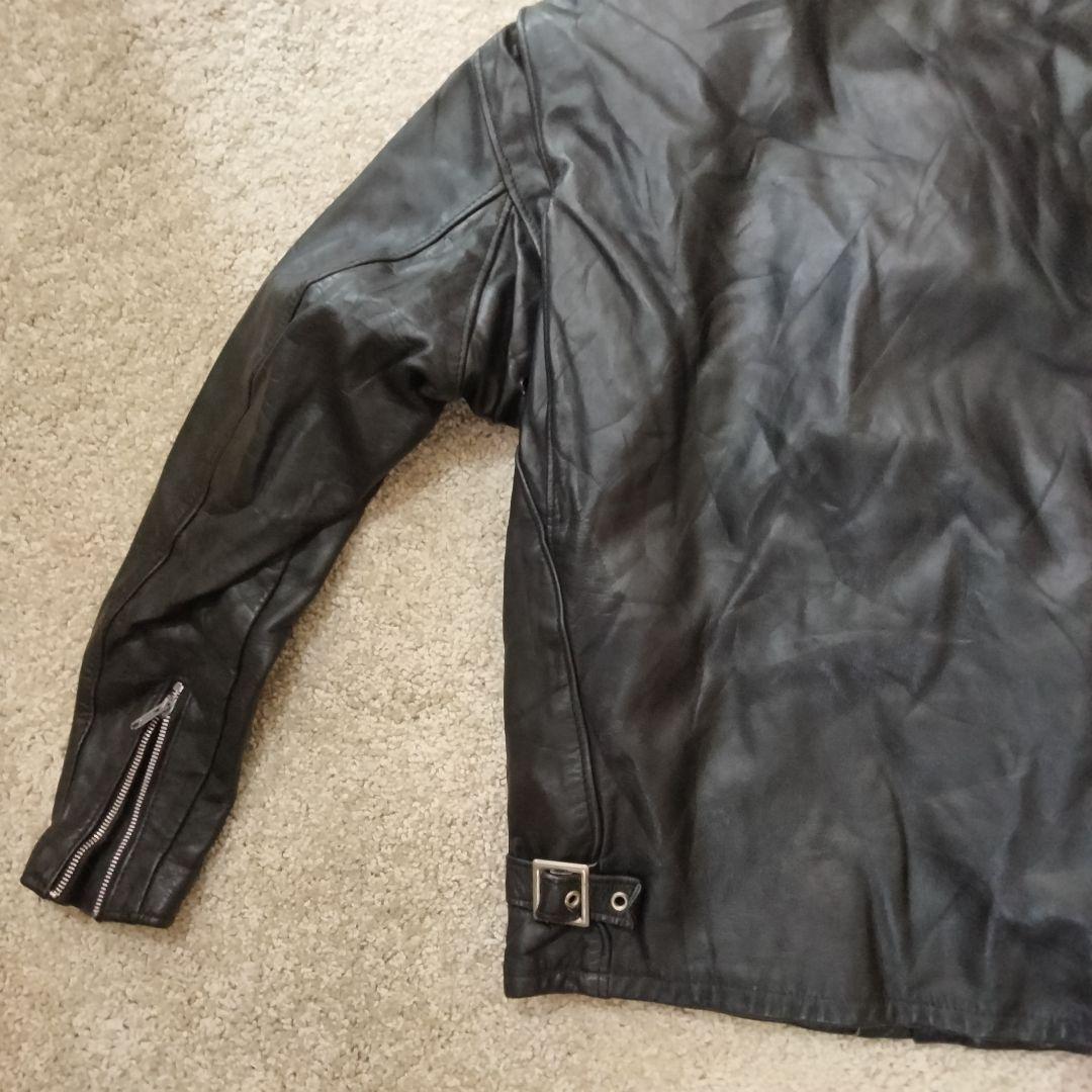 Schott ショット レザーシングルライダースジャケット 36　ライナー付き