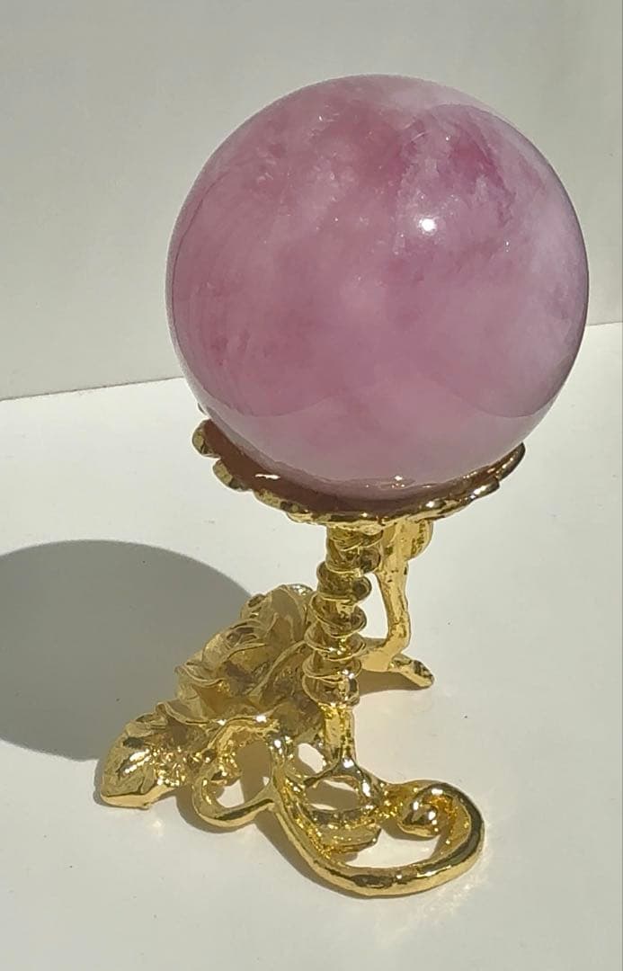 モルガナイト　スフィア　ベリル　天然石