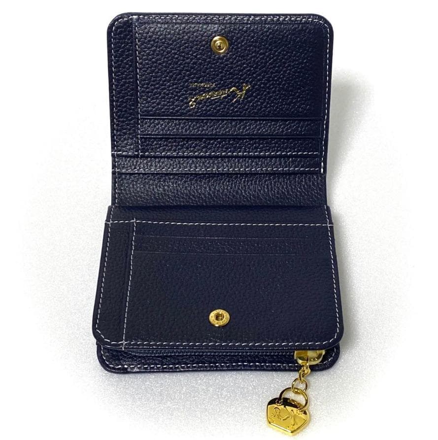 【美品・未使用】kitamura K2｜牛革二つ折り財布 U-128