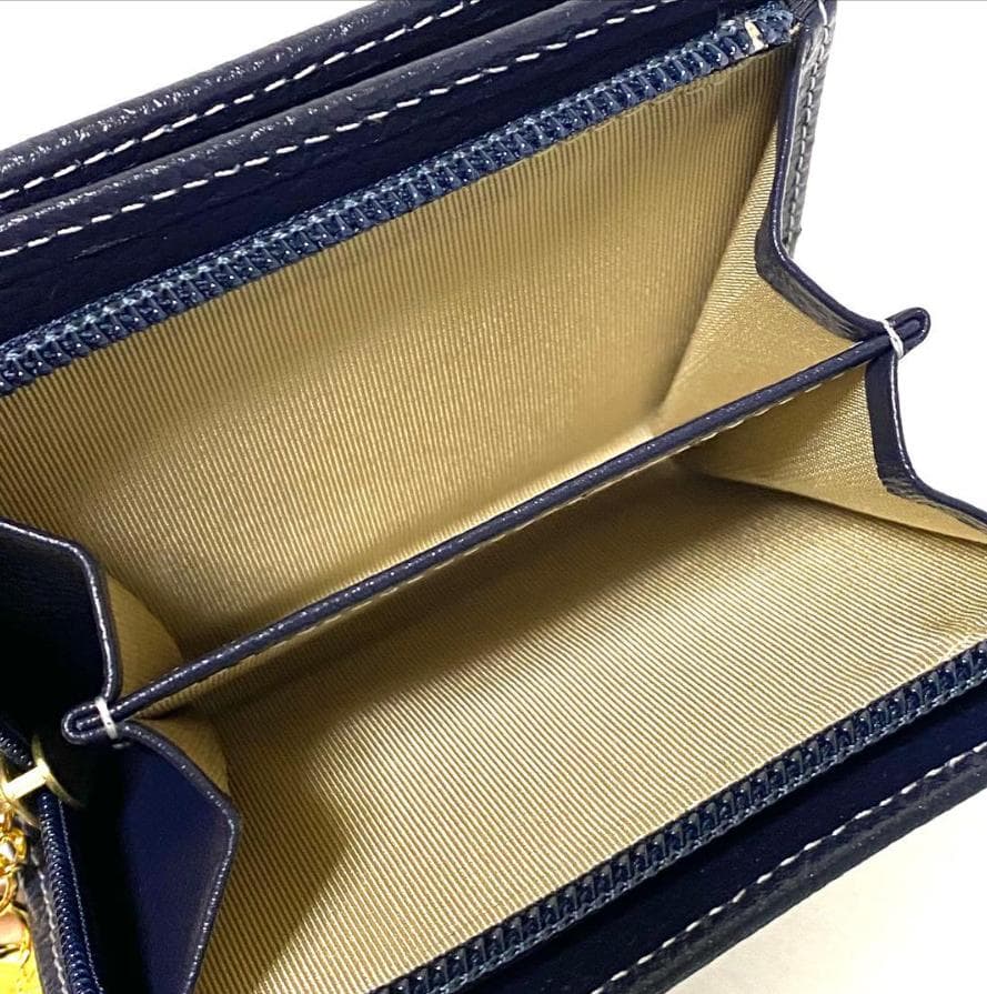 【美品・未使用】kitamura K2｜牛革二つ折り財布 U-128