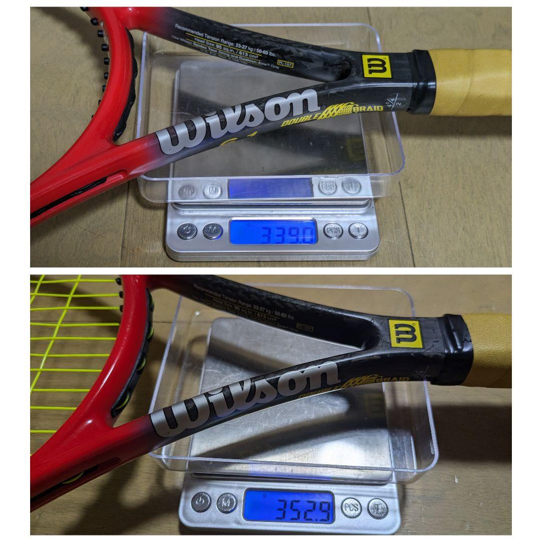 名機ウィルソン ハイパープロスタッフ6.1 (Testracket)美品G2希少