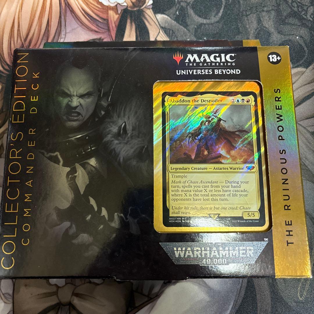 mtg ウォーハンマー　禍つ神々　コレクターズエディション　統率者デッキ