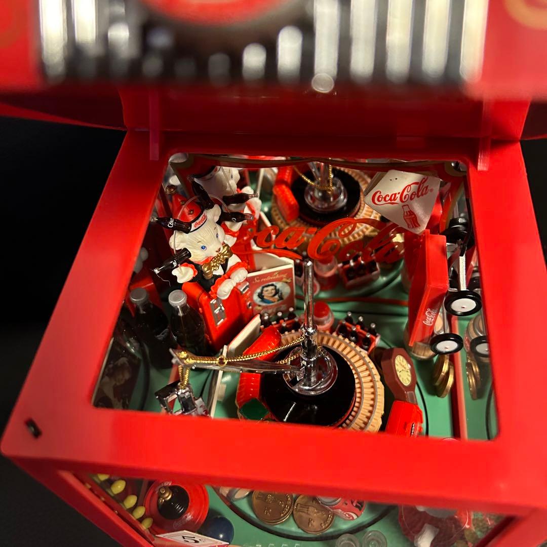 ★コカコーラ クレーンゲーム型オルゴール 貯金箱 エネスコエネスコ★ビンテージ