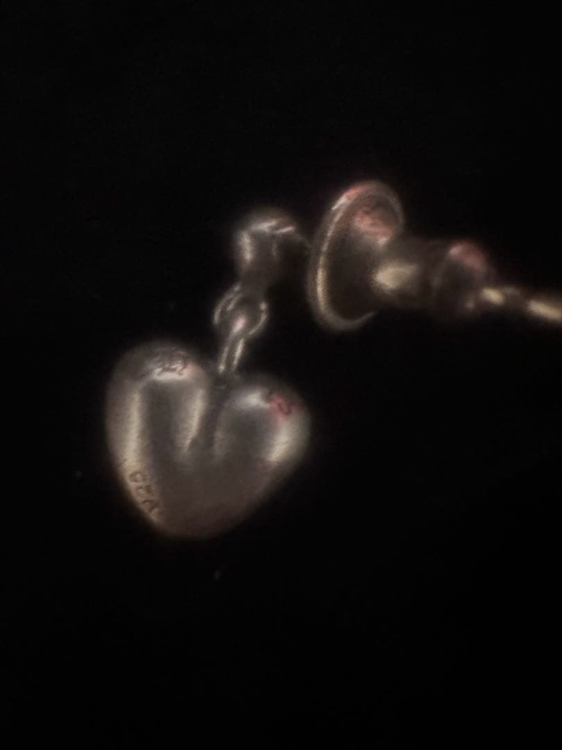 クロムハーツ ハート ドロップ ピアス