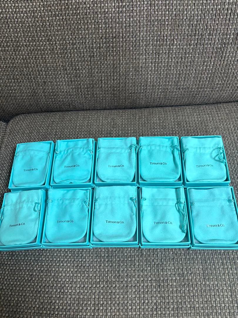現行品　極美品Tiffany ティファニー空箱　巾着袋20セット