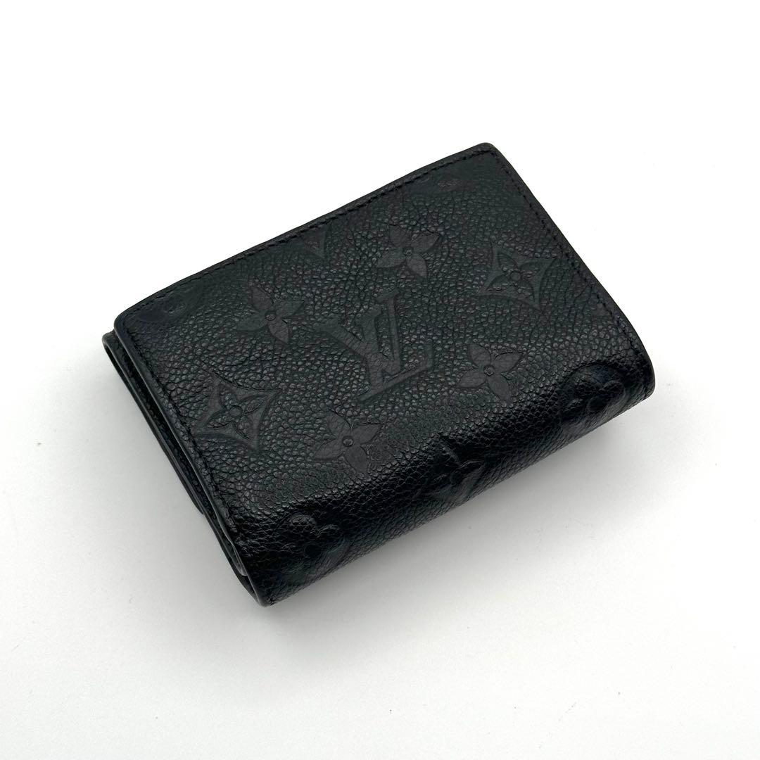 【極美品】ルイヴィトン アンプラント ポルトフォイユ メティス コンパクト 黒