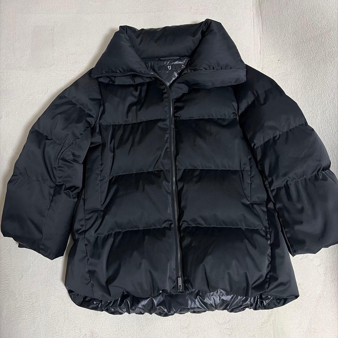 希少ユニクロ+J ジルサンダー ダウンボリュームジャケット 黒 XL