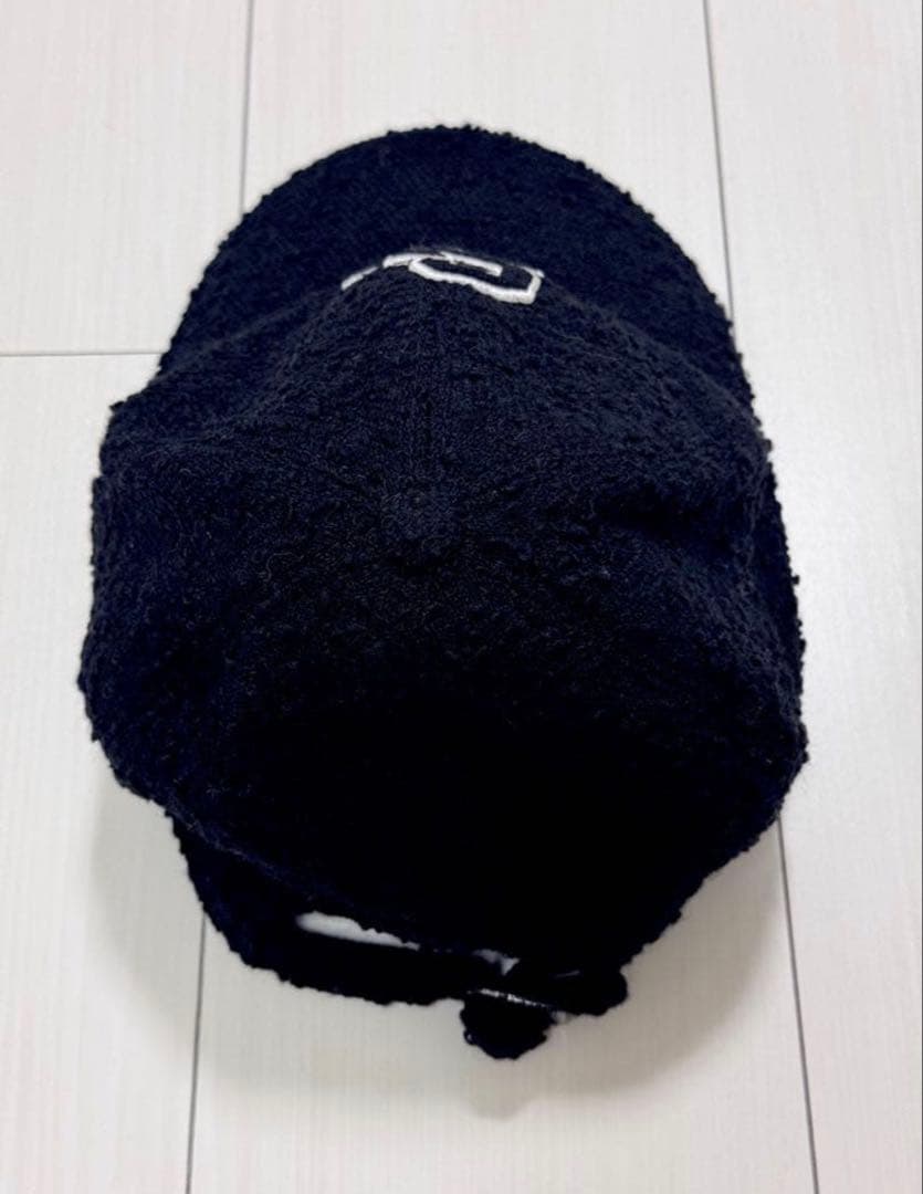 SAINT LAURENT SLロゴ ツイードベースボールキャップ