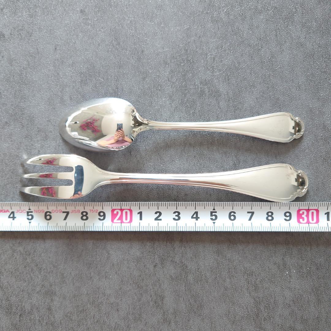 希少 美品 クリストフル ポンパドール ケーキフォーク コーヒースプーン 6点