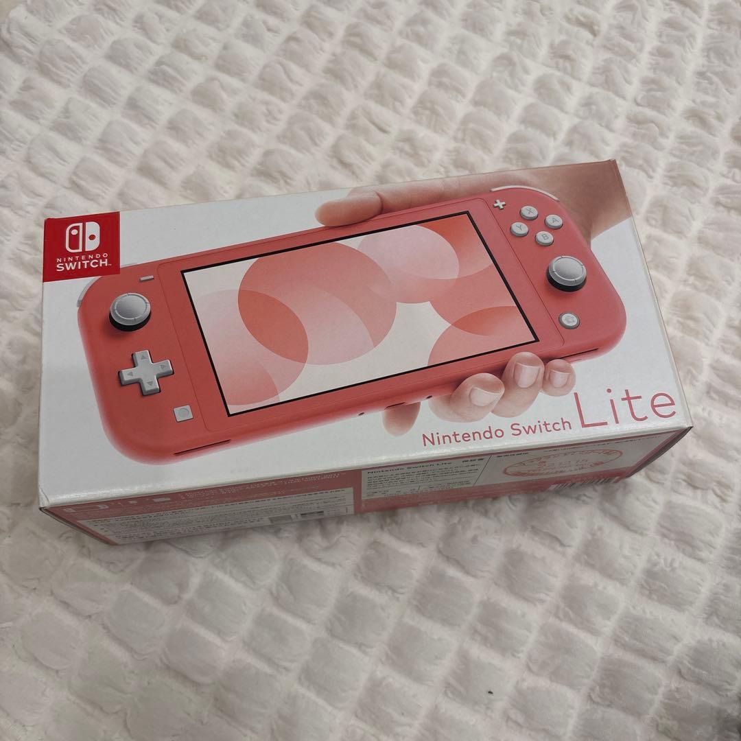 Nintendo Switch Lite ピンク本体、付属品、メモリー付