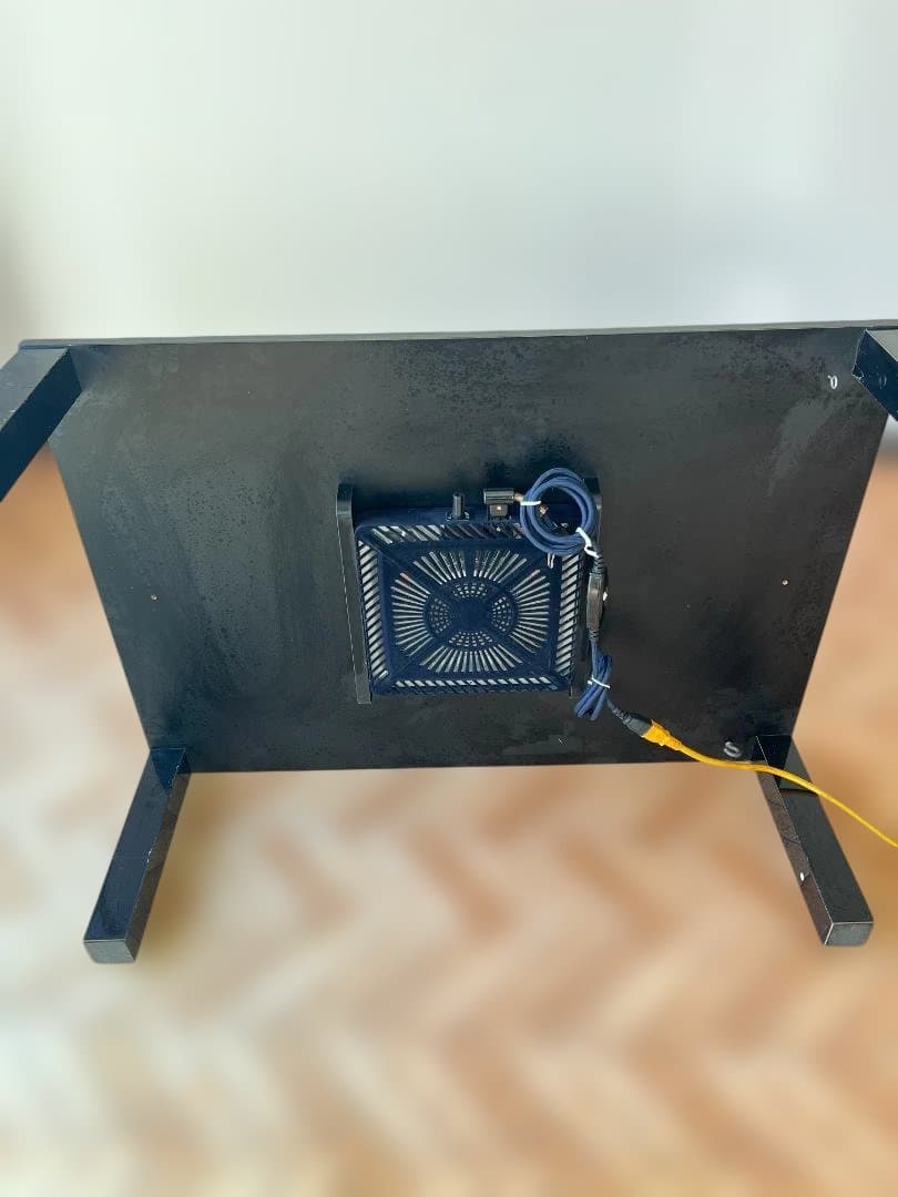 送料込　家具調コタツテーブル 105×75と防水レザーカバー式コタツ布団セット