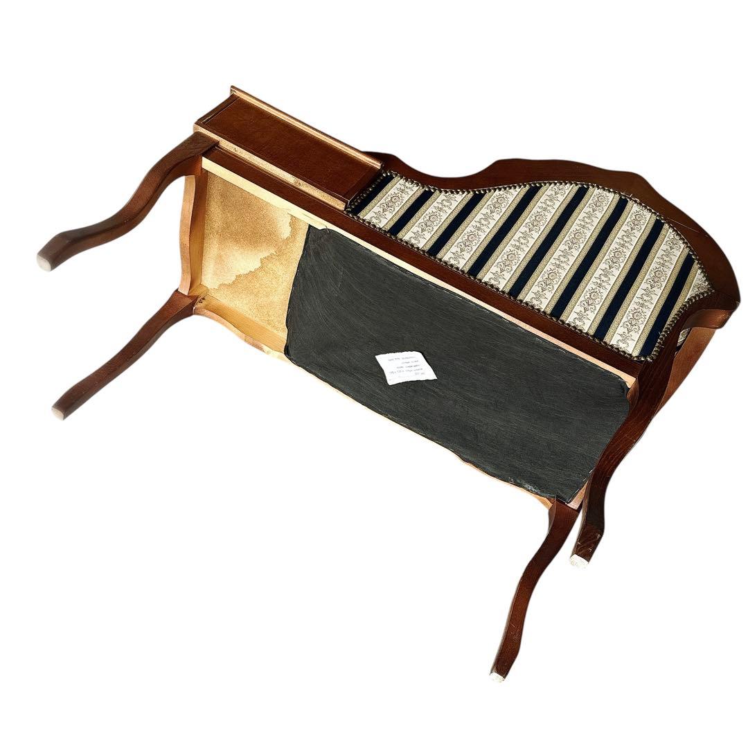 タロッコ テレフォンベンアンティーク風 クラシック 天然木 猫足 猫脚