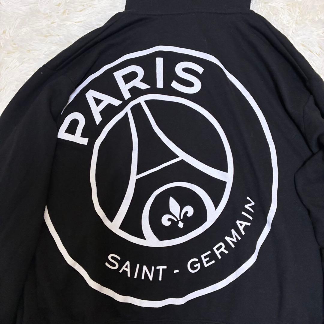 パリサンジェルマン PSG セットアップ ビッグロゴ パーカー スウェット　Ｌ