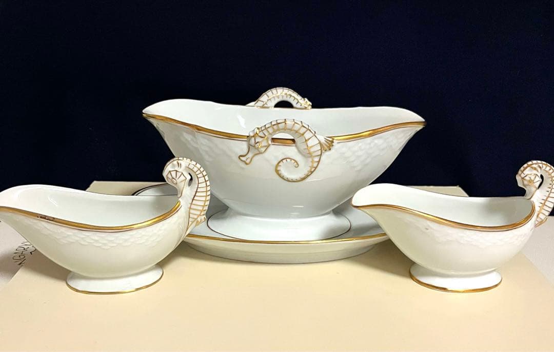 ビングオーグレンダール　ロイヤルコペンハーゲン　シーガル　ソースポット