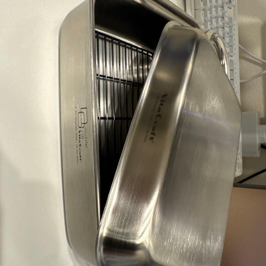 【新品】ビタクラフト ダブルグリル ステンレス鋼 レシピ付き