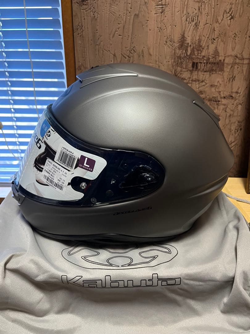 OGK カブト　AEROBLADE-6 Ｌ フラットクールガンメタ　新品未使用