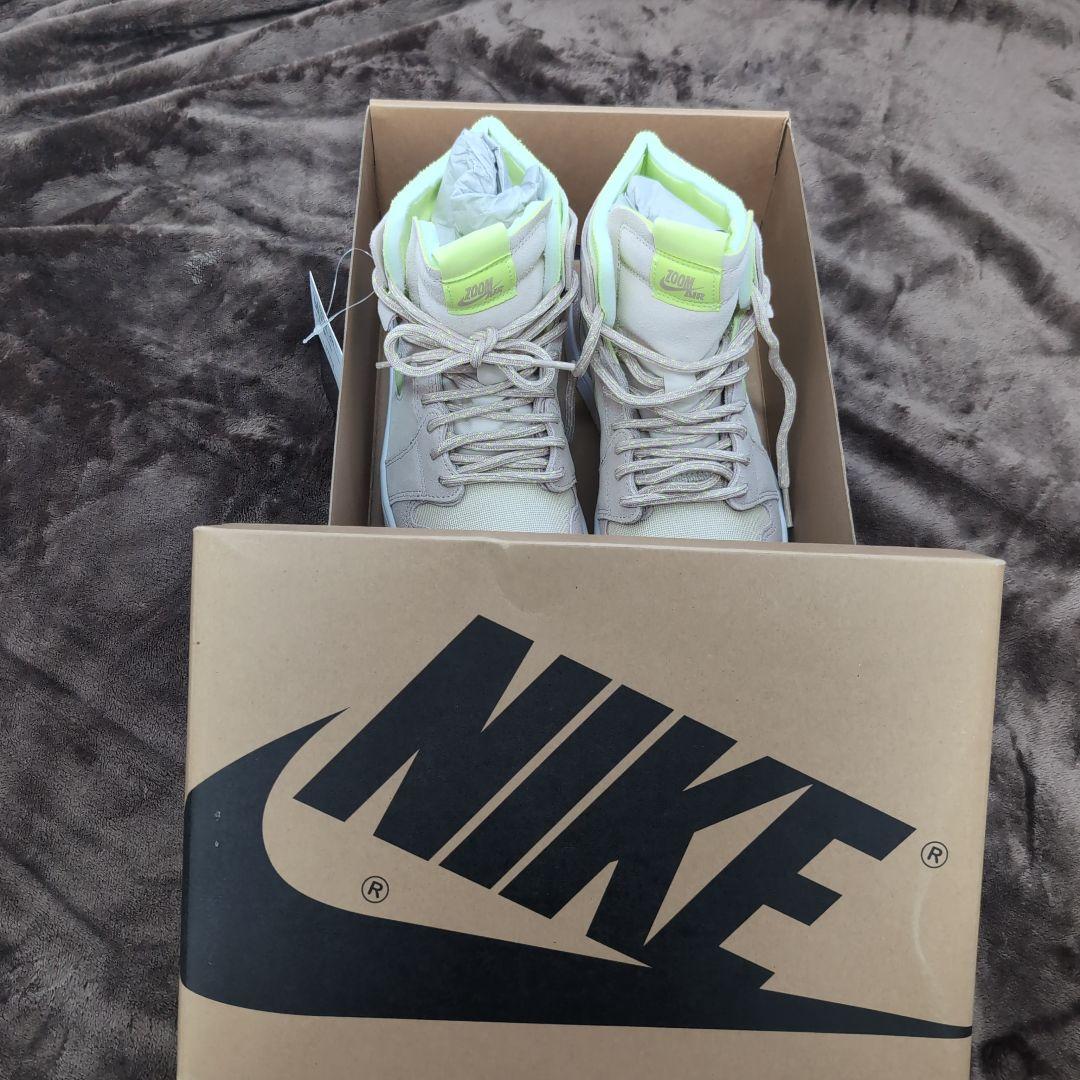 NIKE Air Jordan 1 Zoom Comfort ベージュ/ライム