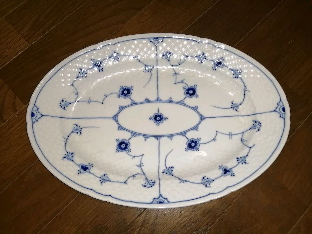 稀少 レア ビングオーグレンダール サービング プレート オーバル