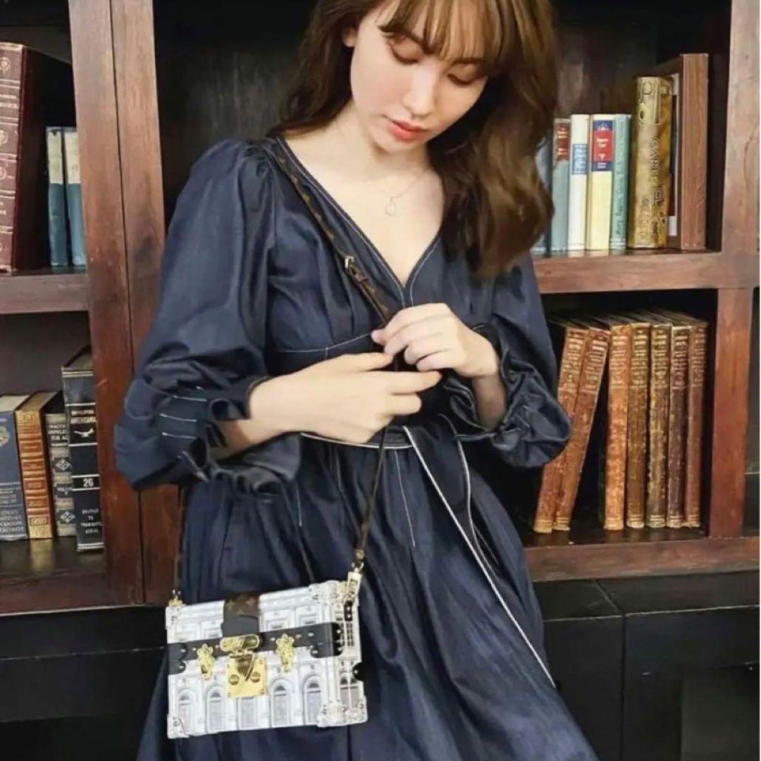 ワンピース Her lip to Signs of Autumn Belted Dress