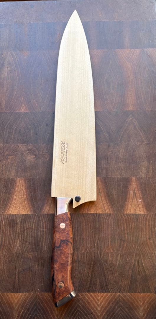 子の日　nenox 牛刀　270mm 包丁　ハイカーボン　ステンレス　洋包丁　鞘