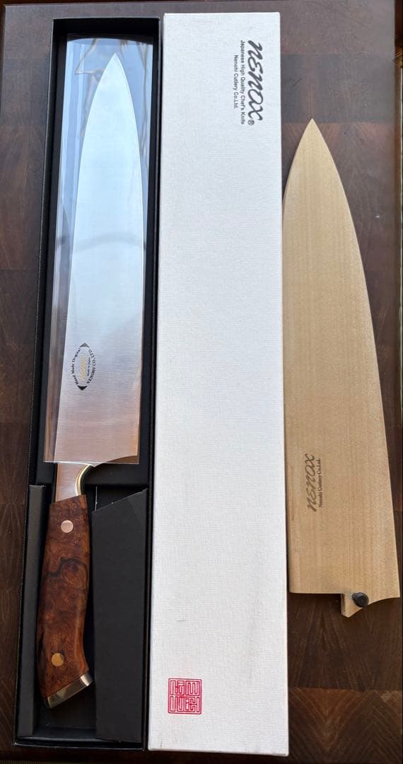 子の日　nenox 牛刀　270mm 包丁　ハイカーボン　ステンレス　洋包丁　鞘