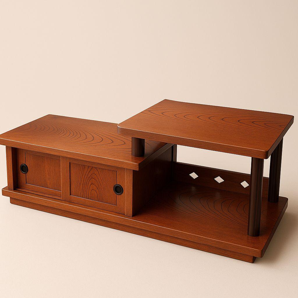 昭和レトロ 床の間飾り棚 テレビ台 和モダン ローボード