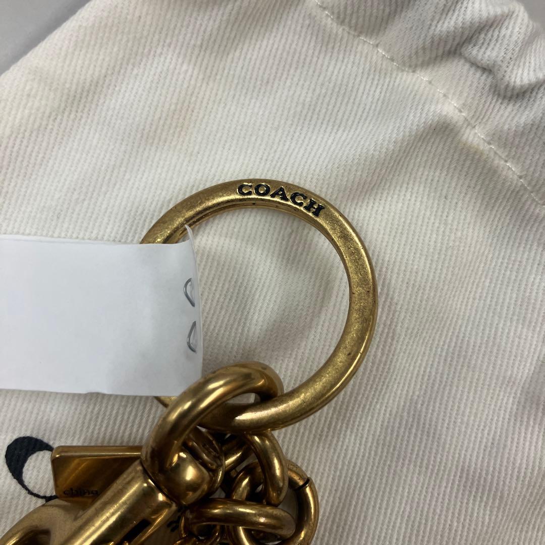 COACH キーホルダー チェリーと花
