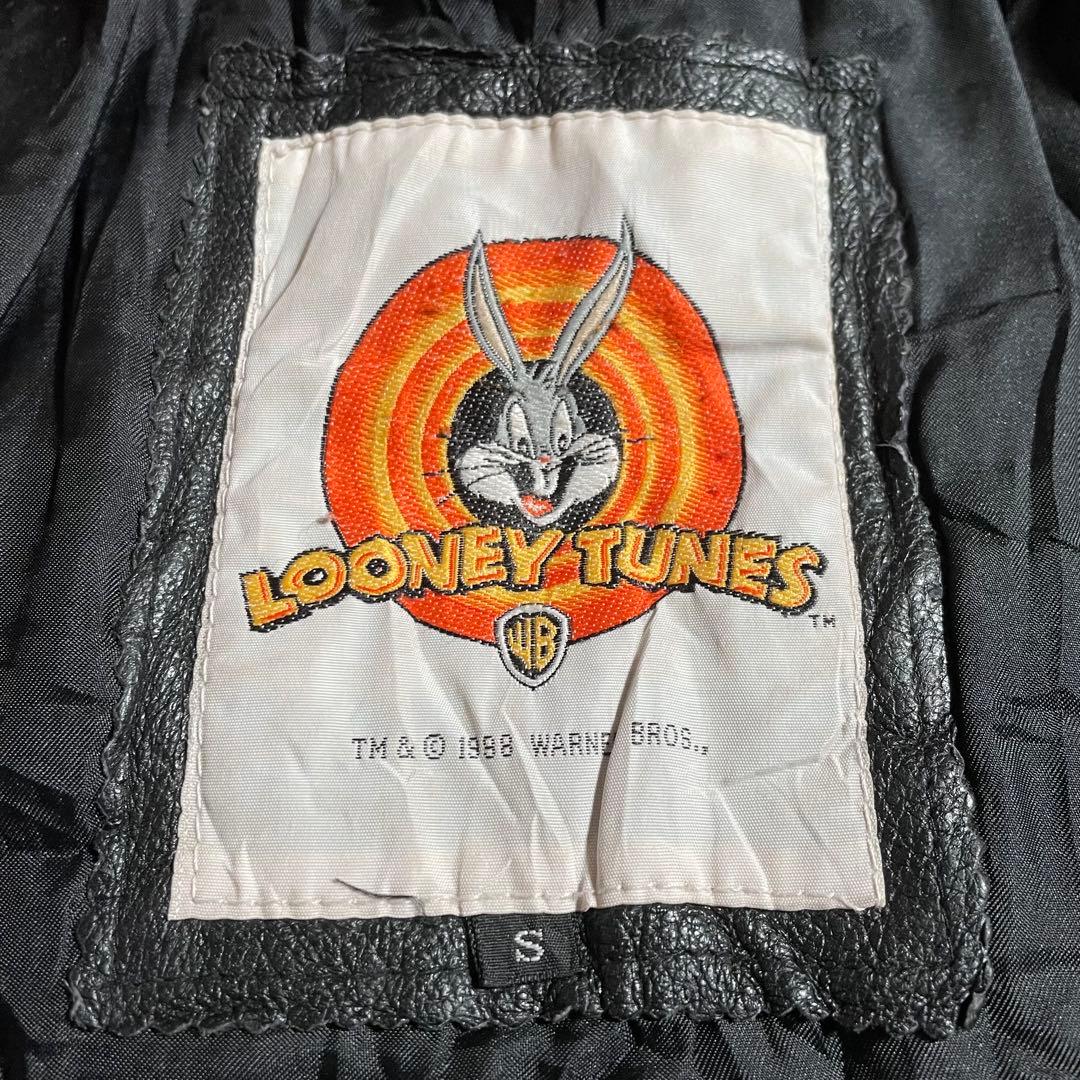 未使用 1990's Looney Tunes Jacket レザージャケット