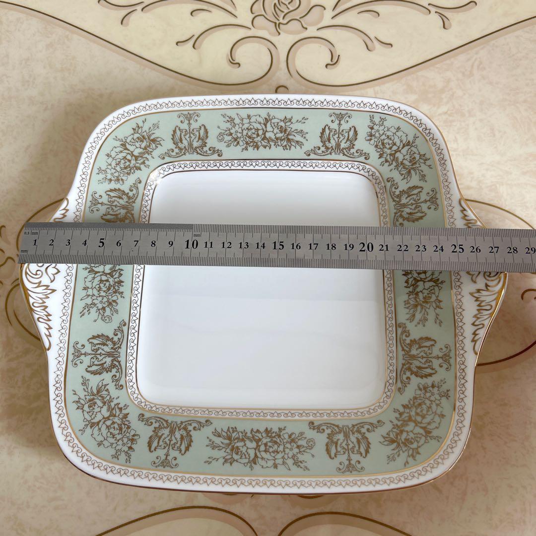 ウェッジウッド　コロンビア　セージグリーン　プレート　3点セット　大皿　ケーキ皿