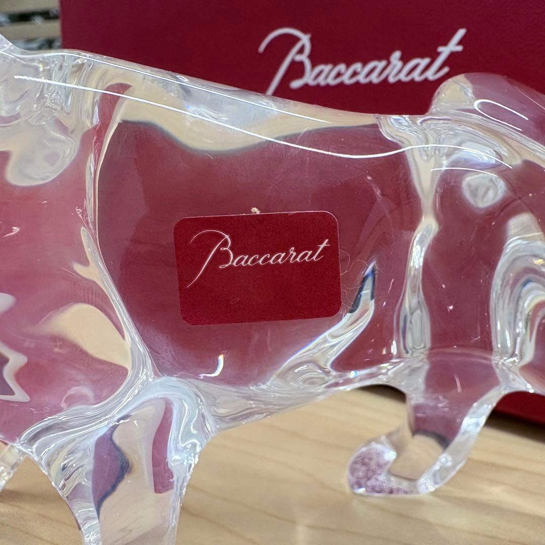 ★美品★Baccarat クリスタル 犬の置物