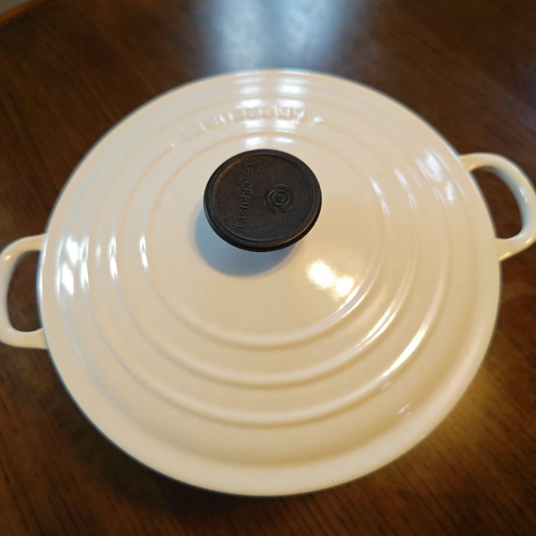 ♥最終お値下げ♥LE鍋　ル.クルーゼ　24cmホワイト鍋