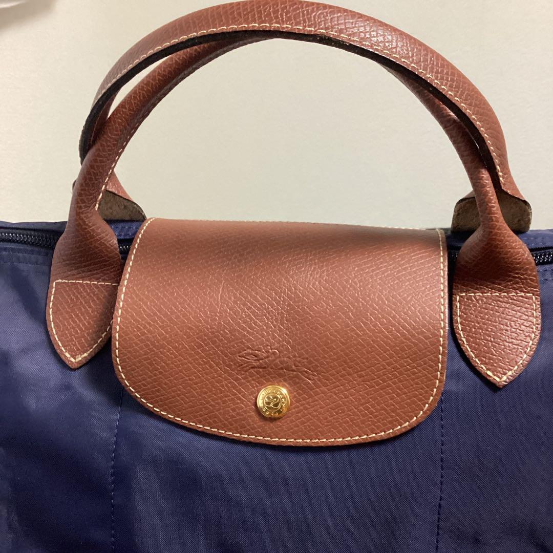 ロンシャン　ルプリアージュ　ネイビー系　超美品