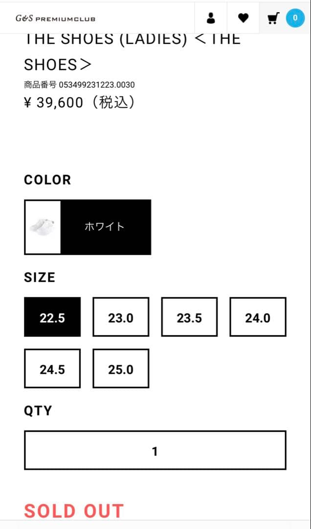 パーリーゲイツ◾️THE SHO.ES◾️新作