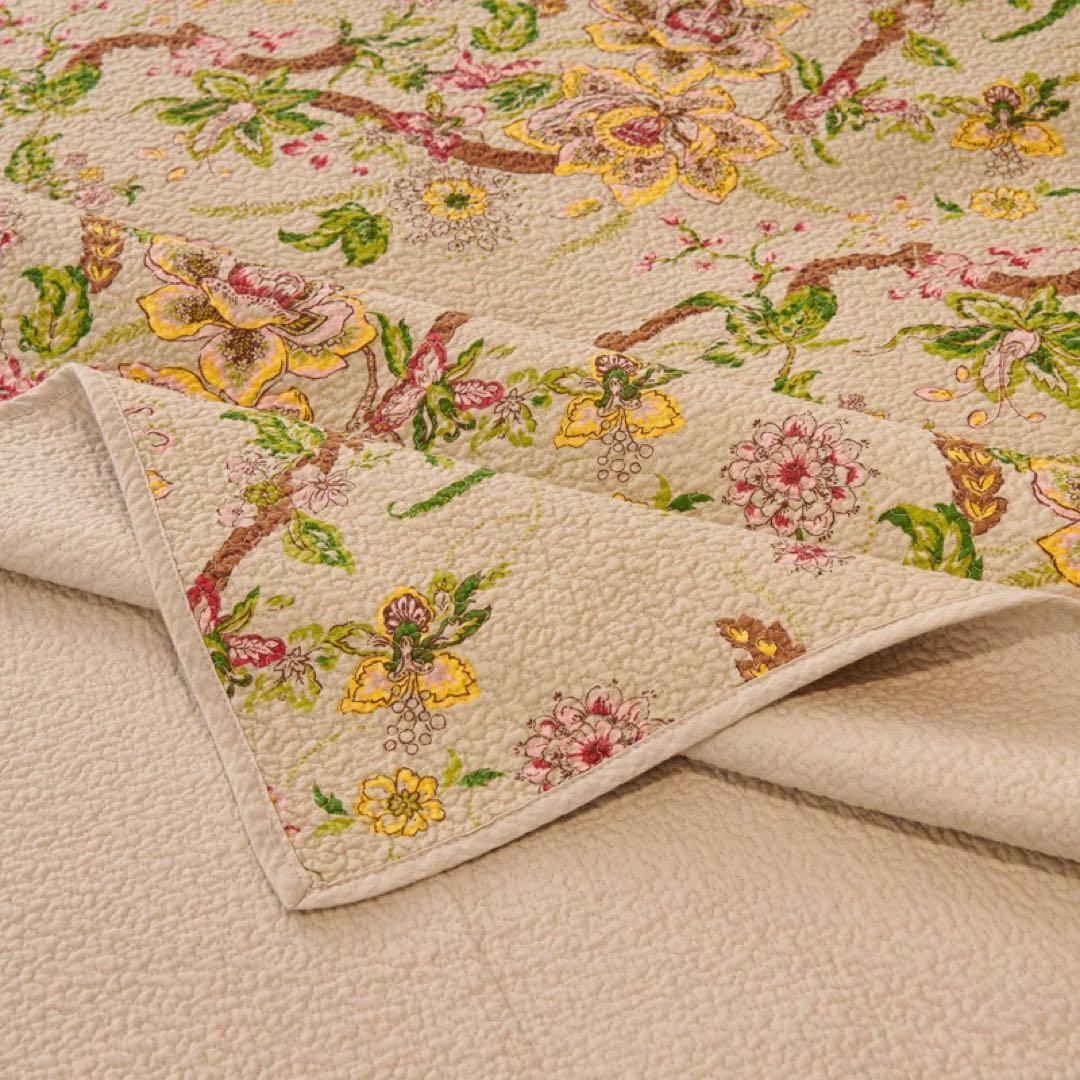 キルトベッドカバー3点セット綿マルチカバー キルティング MLD