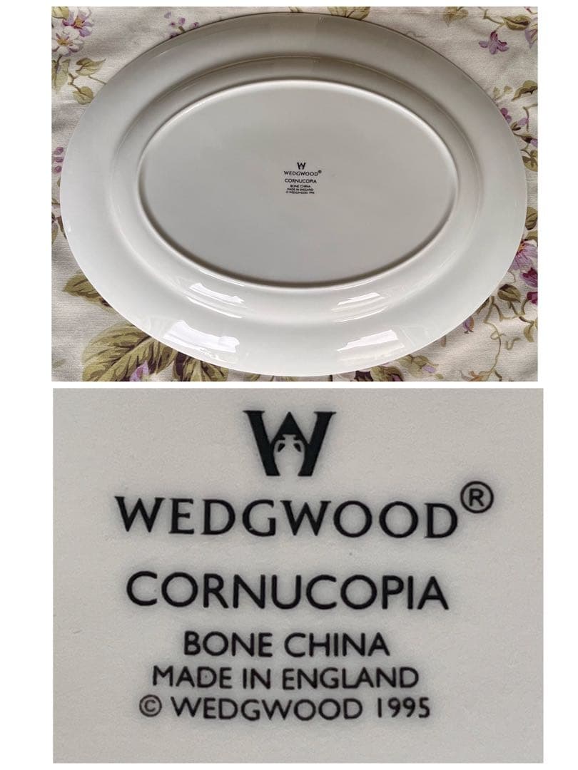 【美品】ウェッジウッド★コーヌコピア★パーティプレート