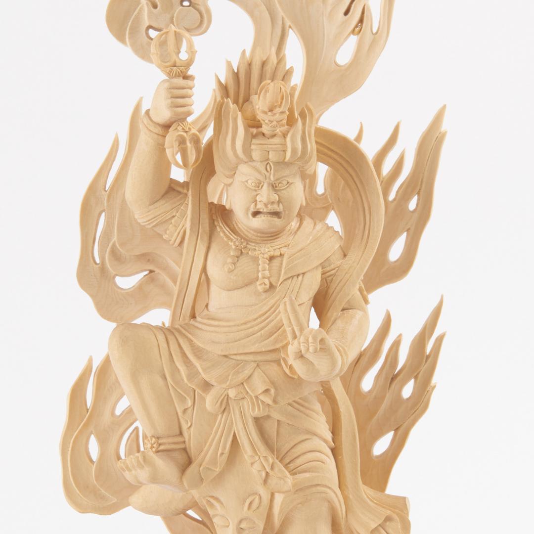 桧　蔵王権現　６寸　仏像＃０６３