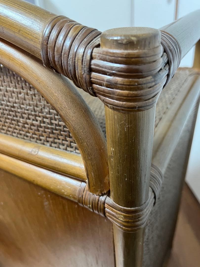 ★お値下げ！★ラタン籐チェスト 家具 4段 タンス　レトロ アンティーク