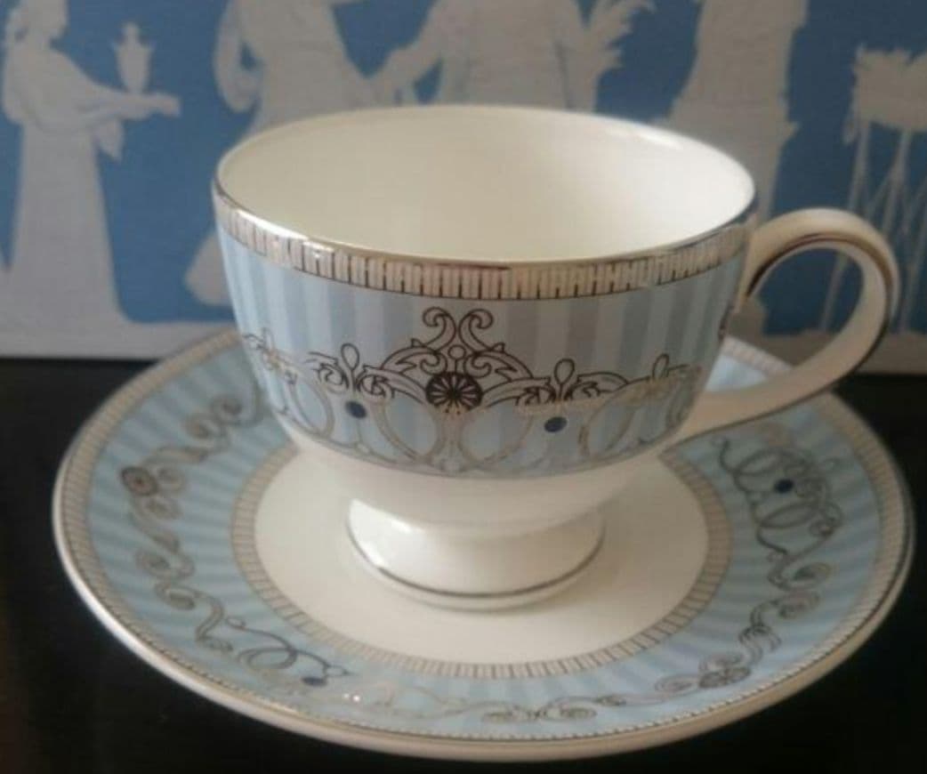 ウエッジウッド　アレクサンドラ ティーカップ&ソーサー (リー) ペアセット