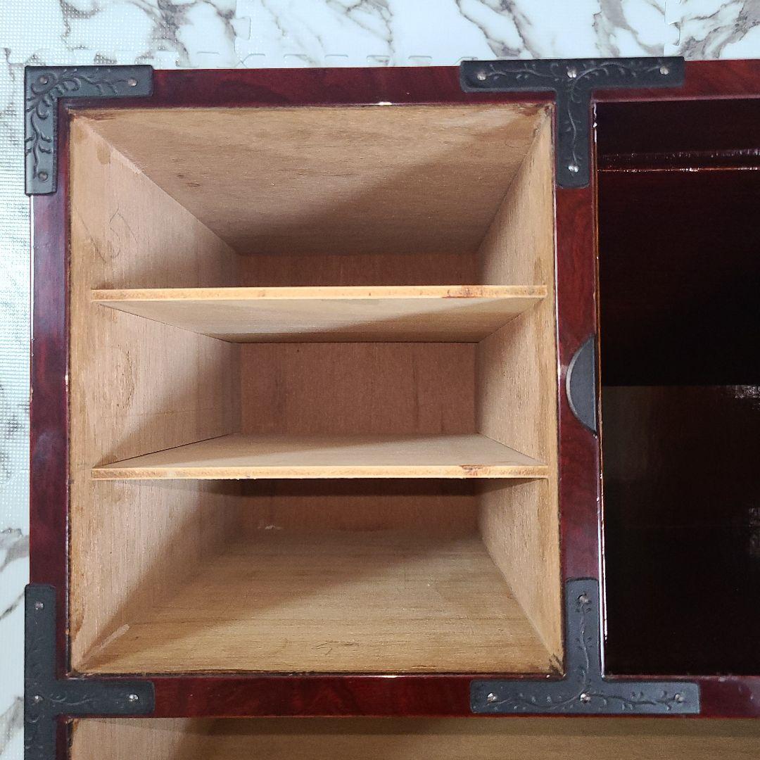 【高級品✨️】門間箪笥店 仙台箪笥 木地呂塗り 鍵付き