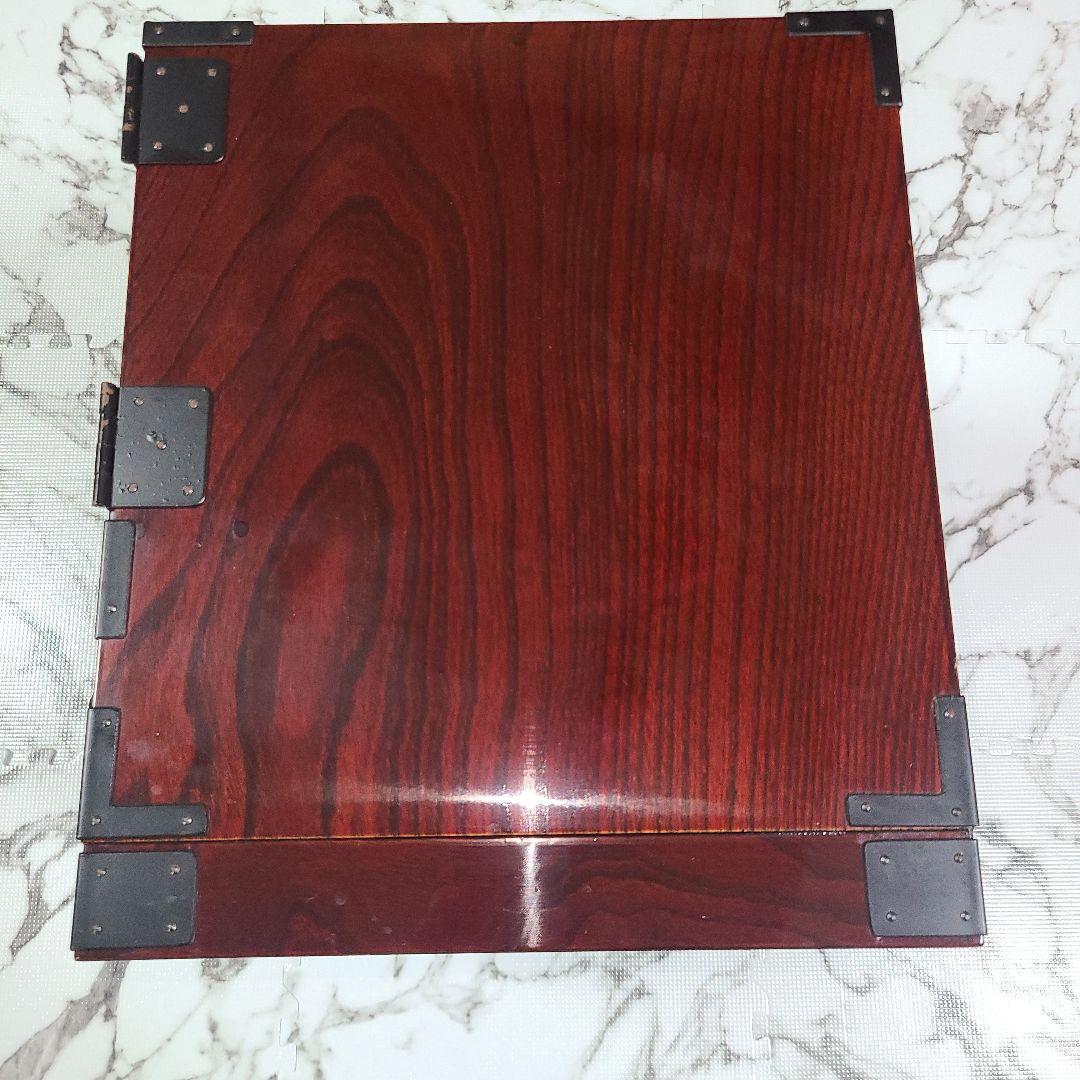 【高級品✨️】門間箪笥店 仙台箪笥 木地呂塗り 鍵付き