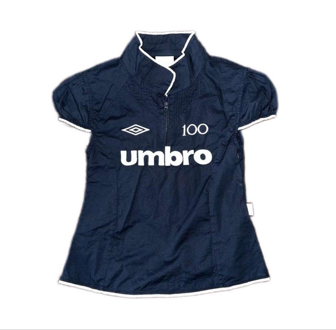 sculptor × umbro ネイビー　laceshirts ブラウス M